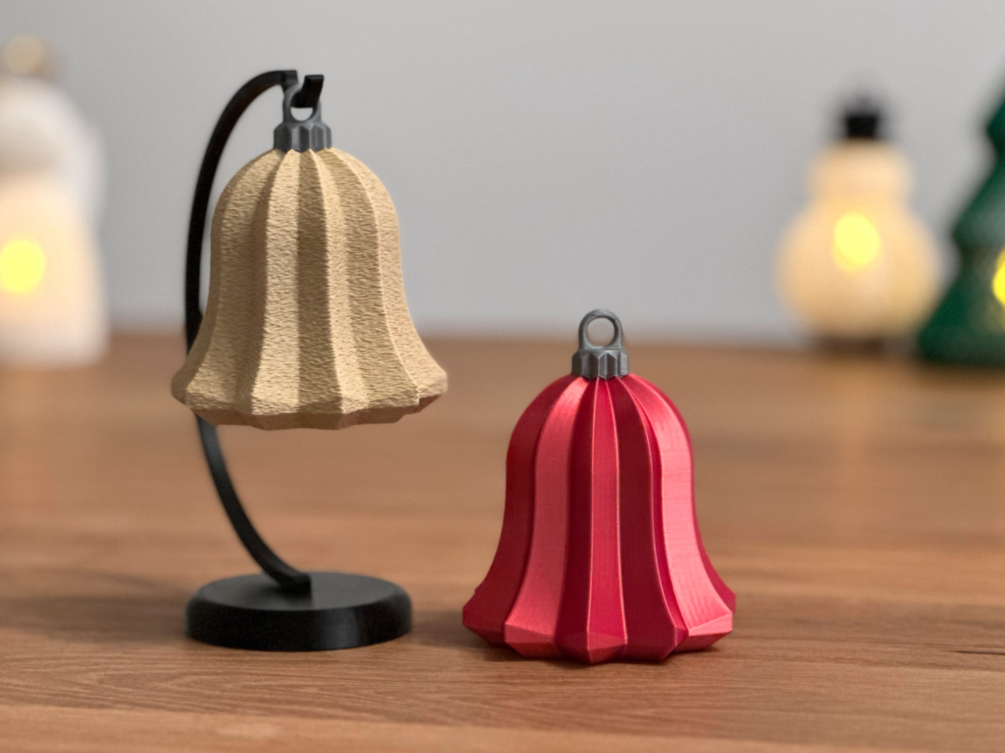 Designer Christmas Bell Ornament