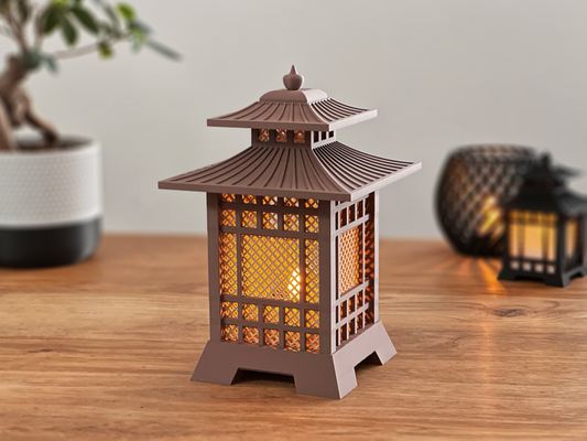 Twin T Farm Japanese LED/Tea Light Lantern – Uncategorized